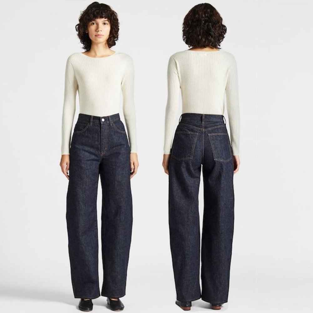 uniqlo u curve leg jeans